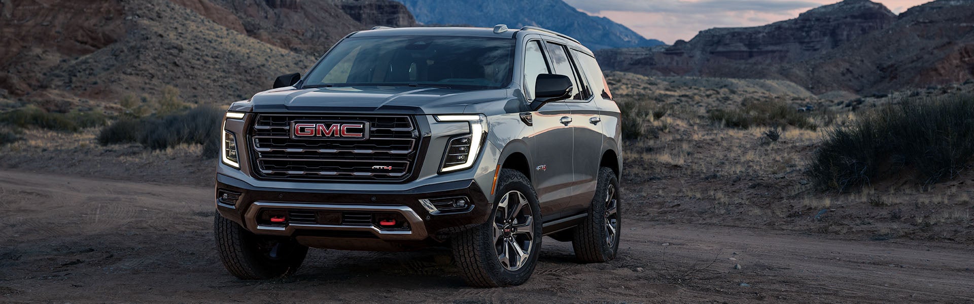 2026 GMC Yukon AT4 on rugged terrain